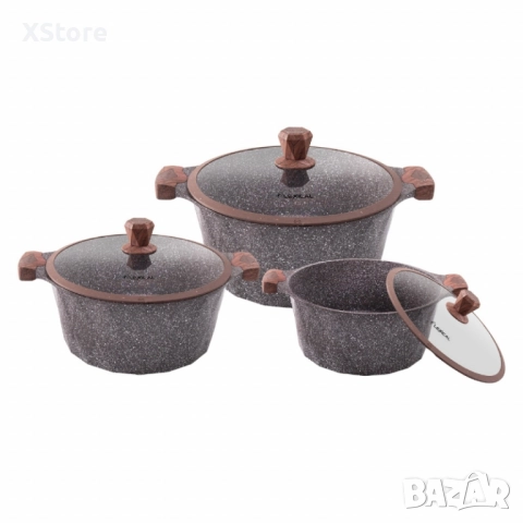 Lexical – PEARL SERIES Гранитен комплект касероли за професионално и домашно готвене
