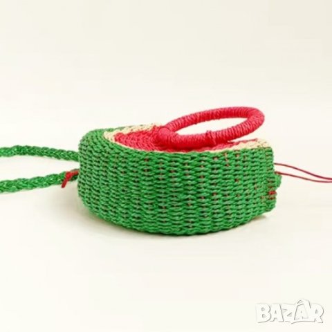 Плетена чантичка Watermelon, снимка 5 - Чанти - 41477438