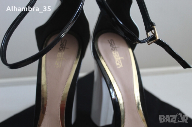 САНДАЛИ официални сандали - SEBASTIAN Milano, снимка 3 - Дамски елегантни обувки - 36113359