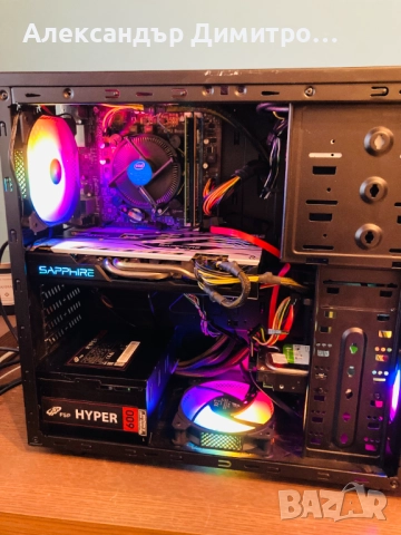 Геймърски Intel I7 3770s,RX 580 4GB,16GB RAM,128 GB SSD+1TB HDD WIFI, снимка 4 - Геймърски - 52673175
