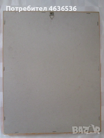 Картина масло, фазер, цветя ,подпис,40х32см., снимка 7 - Декорация за дома - 53382477