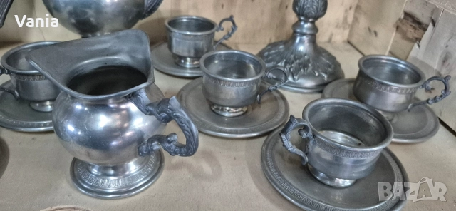 Калаен сервиз , снимка 5 - Антикварни и старинни предмети - 52848048