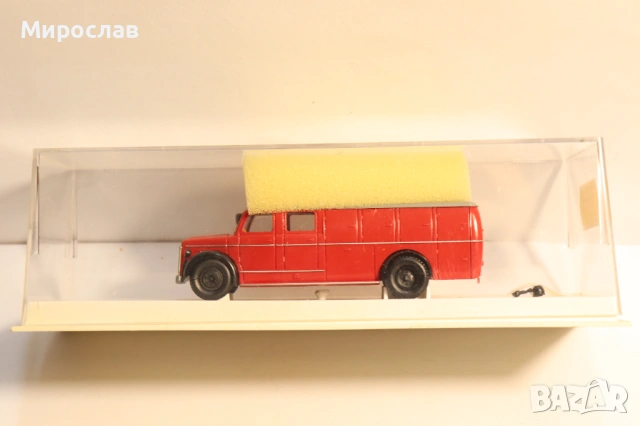 BREKINA H0 1/87 MAGIRUS ПОЖАРНА КАМИОН МОДЕЛ, снимка 6 - Колекции - 53297452
