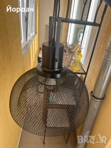 Продавам АРТ осветление за  дома-полилей,нощна и лампа за спалня, снимка 7 - Полилеи - 52968622