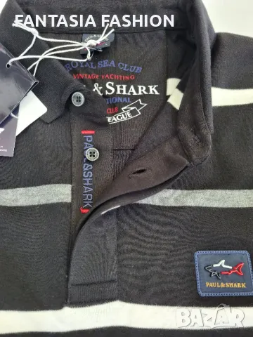 Mъжки тениски с яка Paul Shark, снимка 2 - Тениски - 50017962