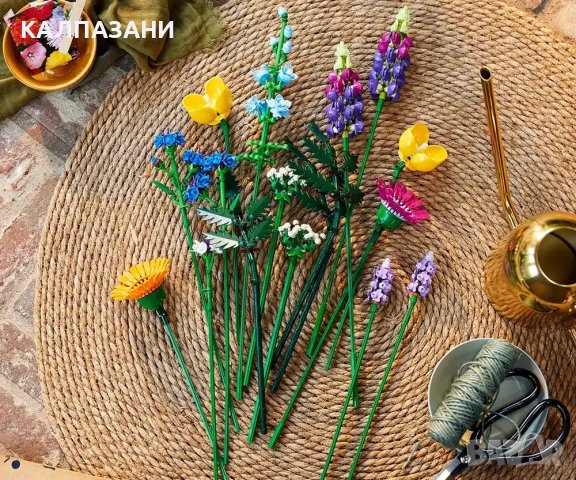 LEGO® Icons 10313 - Букет диви цветя - Wildflower Bouquet, снимка 7 - Конструктори - 44191887