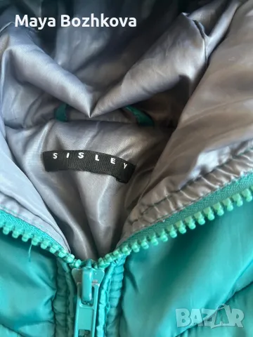 Топло Есенно-зимно дамско яке SISLEY, снимка 4 - Якета - 47955813
