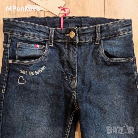 Тъмно сини нови дънки, снимка 2 - Детски панталони и дънки - 34641577