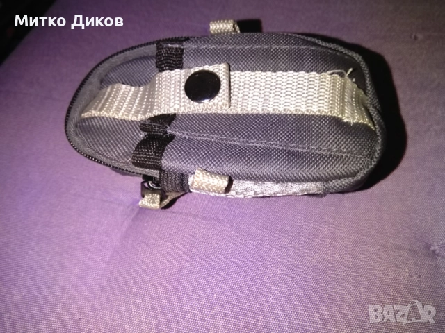 Калъвче за колан за стотинки документи ключове и друго 130х75х45мм промазан плат, снимка 2 - Портфейли, портмонета - 52053568