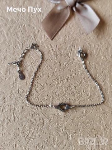 Сребърна гривна (338), снимка 2 - Гривни - 52581239