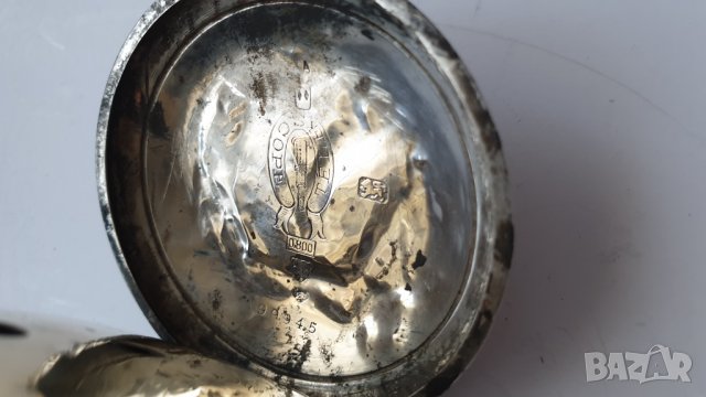 Джобен сребърен османски часовник telescope, снимка 4 - Антикварни и старинни предмети - 41400570