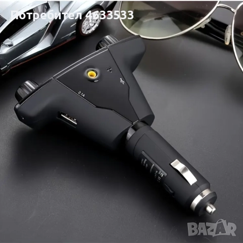 Мултимедия All in One- Bluetooth, Handsfree, MP3 player, Aux,USB, Card,MP3,USB charger, Card Reader, снимка 3 - Друга електроника - 52196193