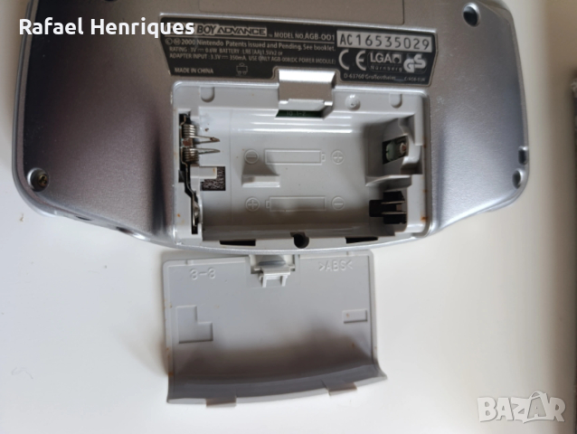 Nintendo Game Boy Advance сребрист цвят комплект в кутия с ръководства, снимка 4 - Nintendo конзоли - 53607033