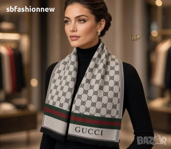 Gucci шал ✨ Кашмир и коприна различни цветове