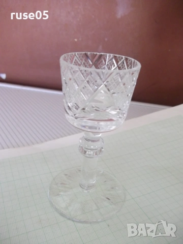 Чаша стъклена кристална, снимка 2 - Чаши - 53848093