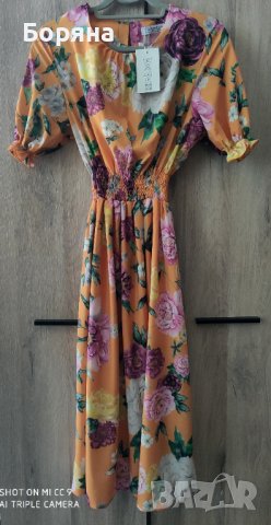 НАМАЛЕНА - Lakerta нова лятна дълга рокля, снимка 10 - Рокли - 41104455