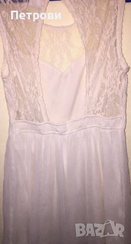 Прекрасна рокля с дантела и гол гръб, снимка 4 - Рокли - 41452576