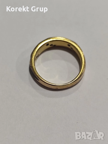 Златен дамски пръстен 14к, снимка 5 - Пръстени - 52901277