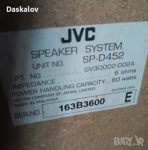 Продавам колони JVC, снимка 4 - Тонколони - 41345689