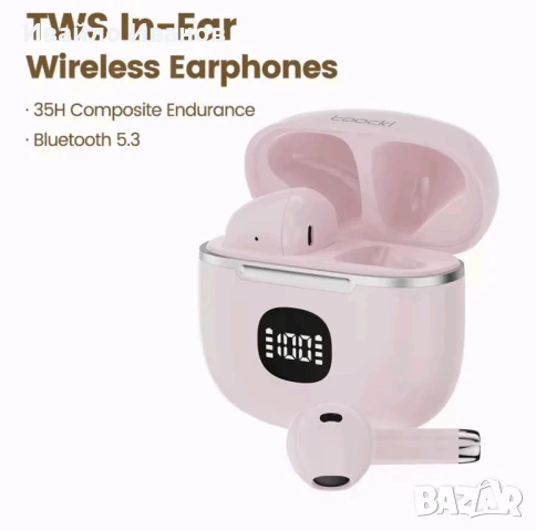 спортни слушалки Toocki - Bluetooth, TWS