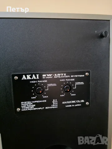 Продавам японски тонколони Akai SW-157 II., снимка 8 - Тонколони - 55742076