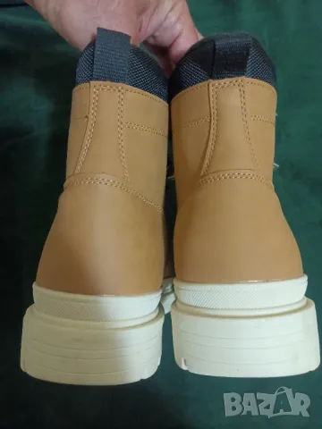 Мъжки зимни боти 43 номер NewYorker бежави , снимка 3 - Мъжки боти - 47289783