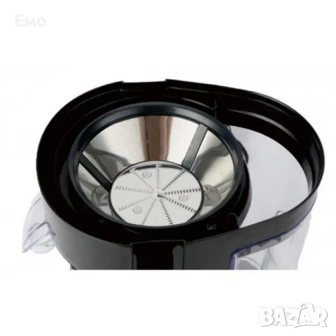 Сокоизстисквачка - 600W, 1000мл, контейнер за пулп, ниско ниво на шум, черна / инокс, снимка 3 - Сокоизстисквачки и цитрус преси - 48511880