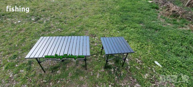 ПРОМО Луксозна сгъваема метална маса с удобен калъф в 2 размера, снимка 4 - Екипировка - 39968769