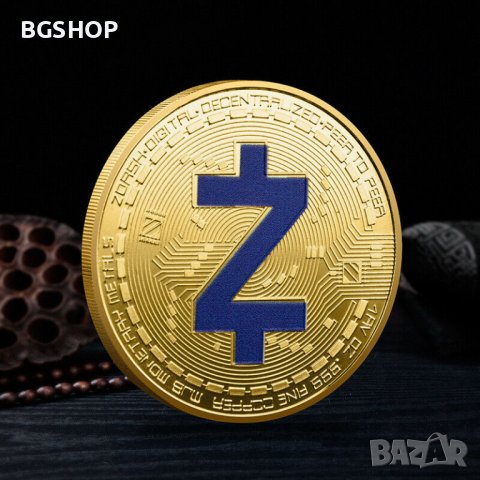 Zcash Coin / Зкеш Монета ( ZEC ) - Gold / Blue, снимка 3 - Нумизматика и бонистика - 39152371