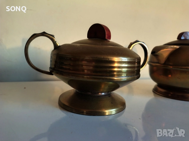 Страхотни Стари Посребрени Съдове, снимка 5 - Антикварни и старинни предмети - 52960991