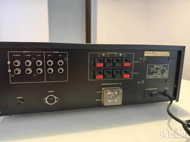 Усилвател Sanyo DCA311, снимка 4 - Ресийвъри, усилватели, смесителни пултове - 55769204