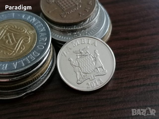 Монета - Замбия - 5 нгве (UNC) | 2012г., снимка 2 - Нумизматика и бонистика - 34638880