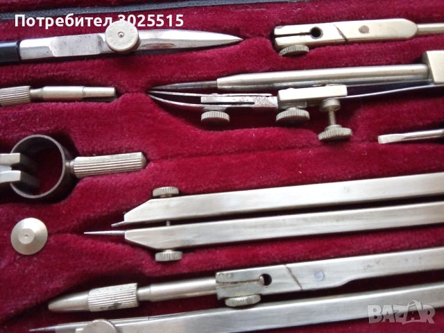 Комплект чертожни инструменти RICHTER, пергели, снимка 7 - Друго - 42653400