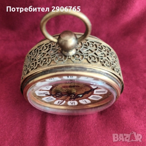 Часовник будилник Salves West Germany работещ, снимка 6 - Антикварни и старинни предмети - 52468046