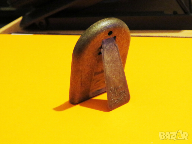 старинна посребрена икона Дева Мария, Богородица с младенеца  6 х 4 см., снимка 4 - Икони - 36358145