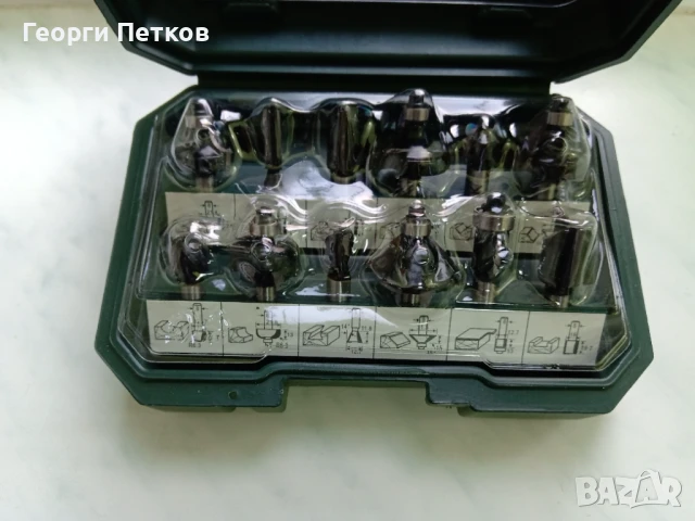 Фрезери/комплект за оберфреза на PARKSIDE-комплект от 12 броя,с опашка ф8, снимка 3 - Други инструменти - 50529617