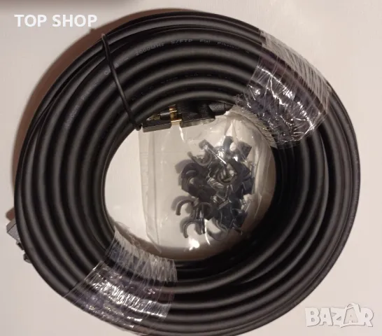 Jeavdarn Cat 8 Ethernet кабел 15m High Speed ​​40Gbps 2000MHz,LAN мрежов интернет с позлатени RJ45, снимка 9 - Друга електроника - 48926960