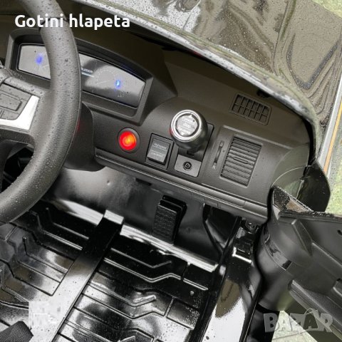 Акумулаторен джип TOYOTA LAND CRUISER ,12V батерия, C  MP3, с меки гуми с  Кожена седалка, снимка 14 - Детски велосипеди, триколки и коли - 41605785