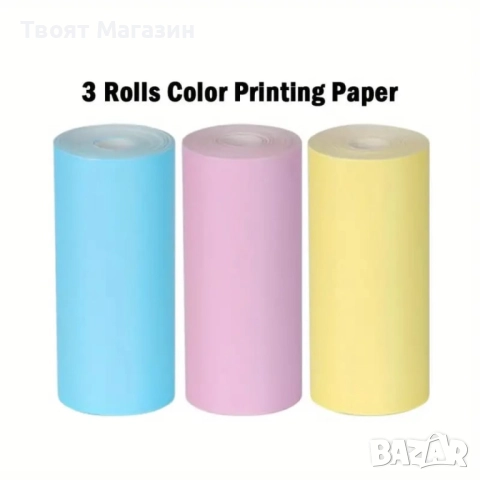 Хартия за мини Bluetooth принтер без мастило-печат на скици,снимки,текст и етикети, снимка 8 - Принтери, копири, скенери - 52538959