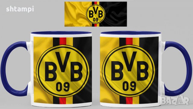 Чаша Борусия Дортмунд Borussia Dortmund Керамична, снимка 4 - Фен артикули - 34783872