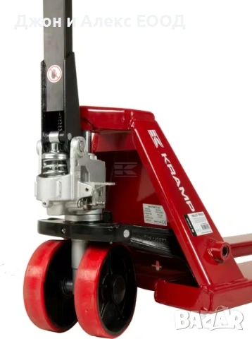 Чисто нови немски палетни колички Kramp 800–2000 мм / 2000–2500 кг, снимка 3 - Индустриална техника - 53602760