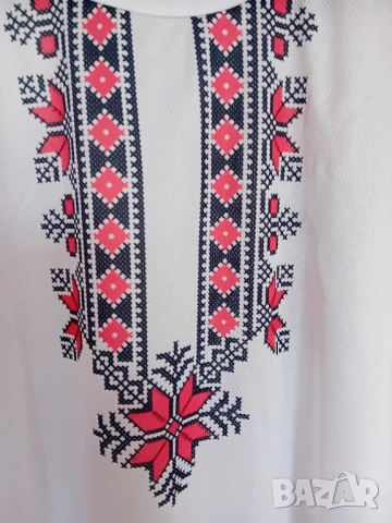Тениска с народни мотиви, снимка 4 - Тениски - 51843994