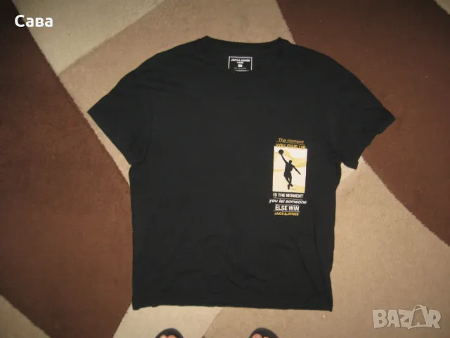 Тениска JACK&JONES мъжка,ХЛ, снимка 2 - Тениски - 47272421