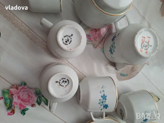 Порцеланов сервиз за кафе , снимка 5 - Сервизи - 49631784