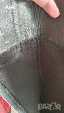 Червени ботуши, естествена кожа, номер 38, снимка 5 - Дамски ботуши - 53352065