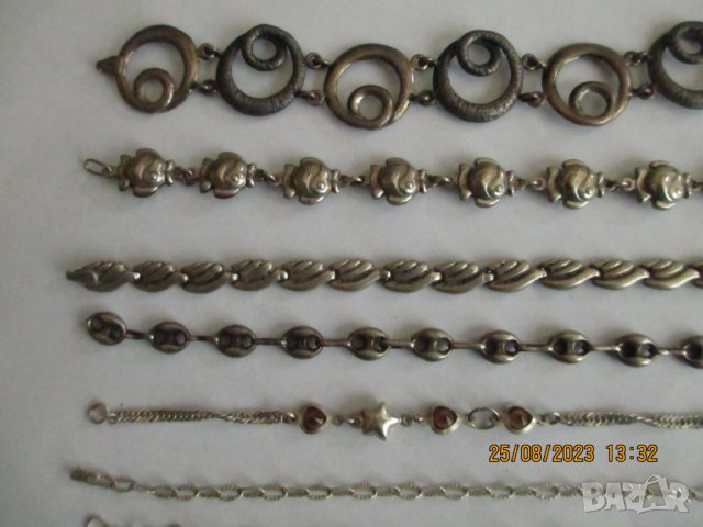 Сребърни гривни, снимка 2 - Гривни - 41964529