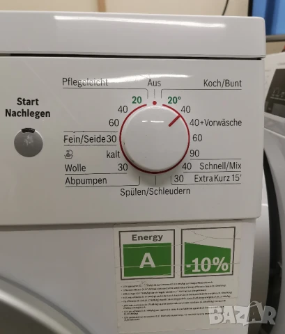 Пералня BOSCH MAXX 6 A+ -10% 6кг/ГЕРМАНИЯ, снимка 6 - Перални - 50727697