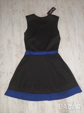 Нова рокля черно и синьо, снимка 3 - Рокли - 34721155