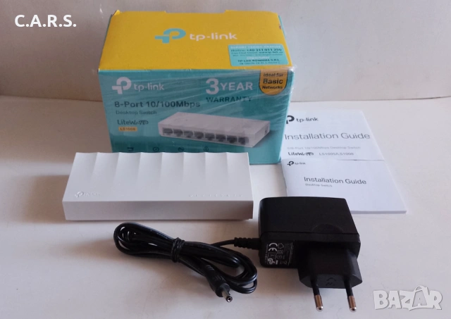 Суич TP-Link LS1008 с 8 порта, снимка 2 - Суичове - 53593109
