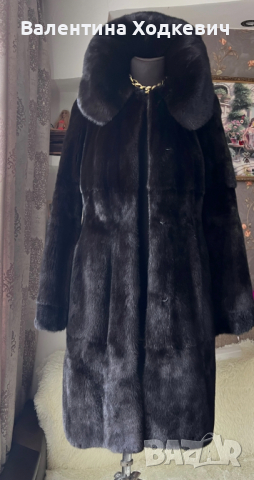 Голяма отстъпкаПалто от норка Black Nafa Italy, снимка 2 - Палта, манта - 44596216
